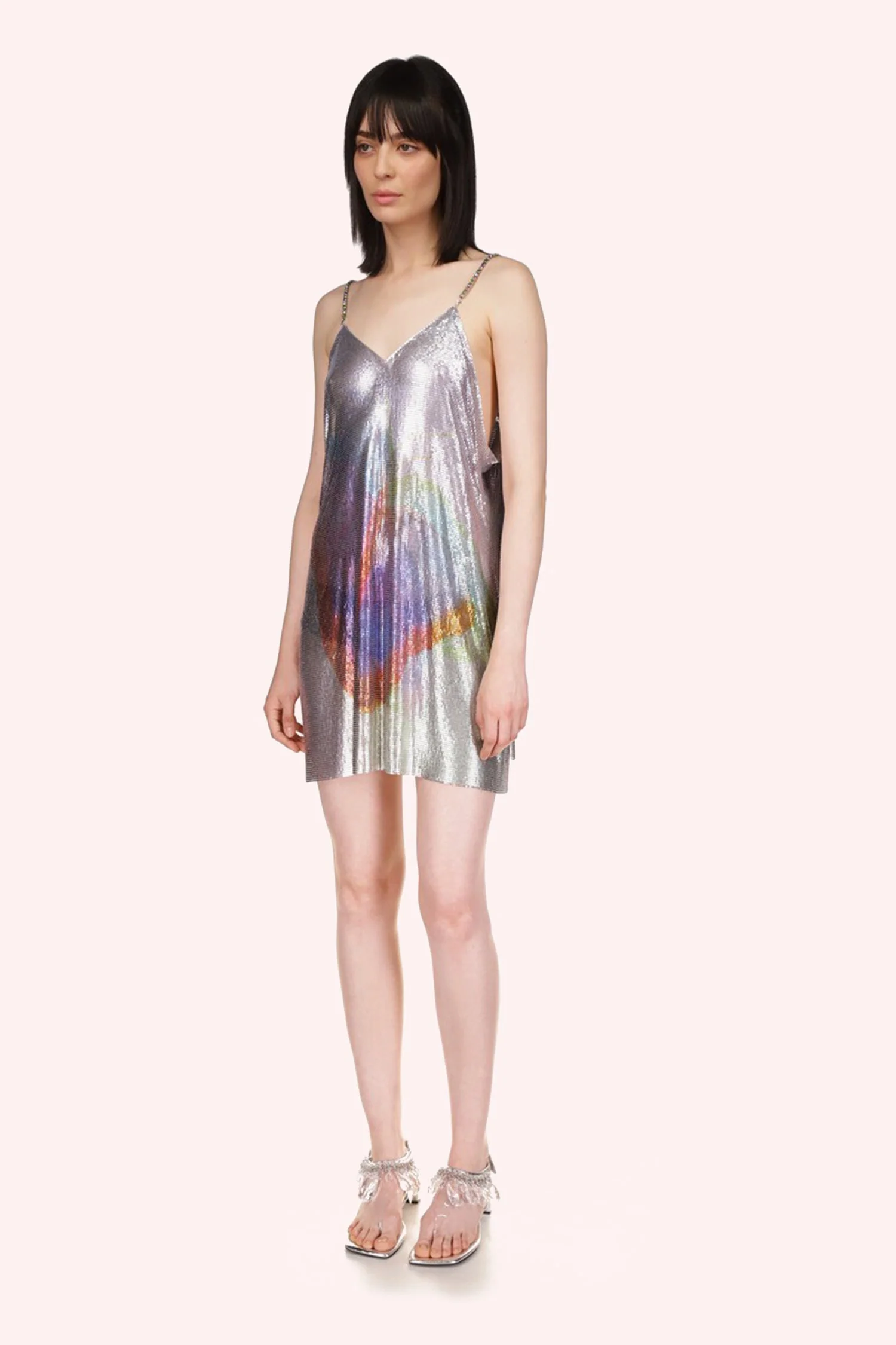 Impressionism Butterfly Chainmail Dress - Image 3
