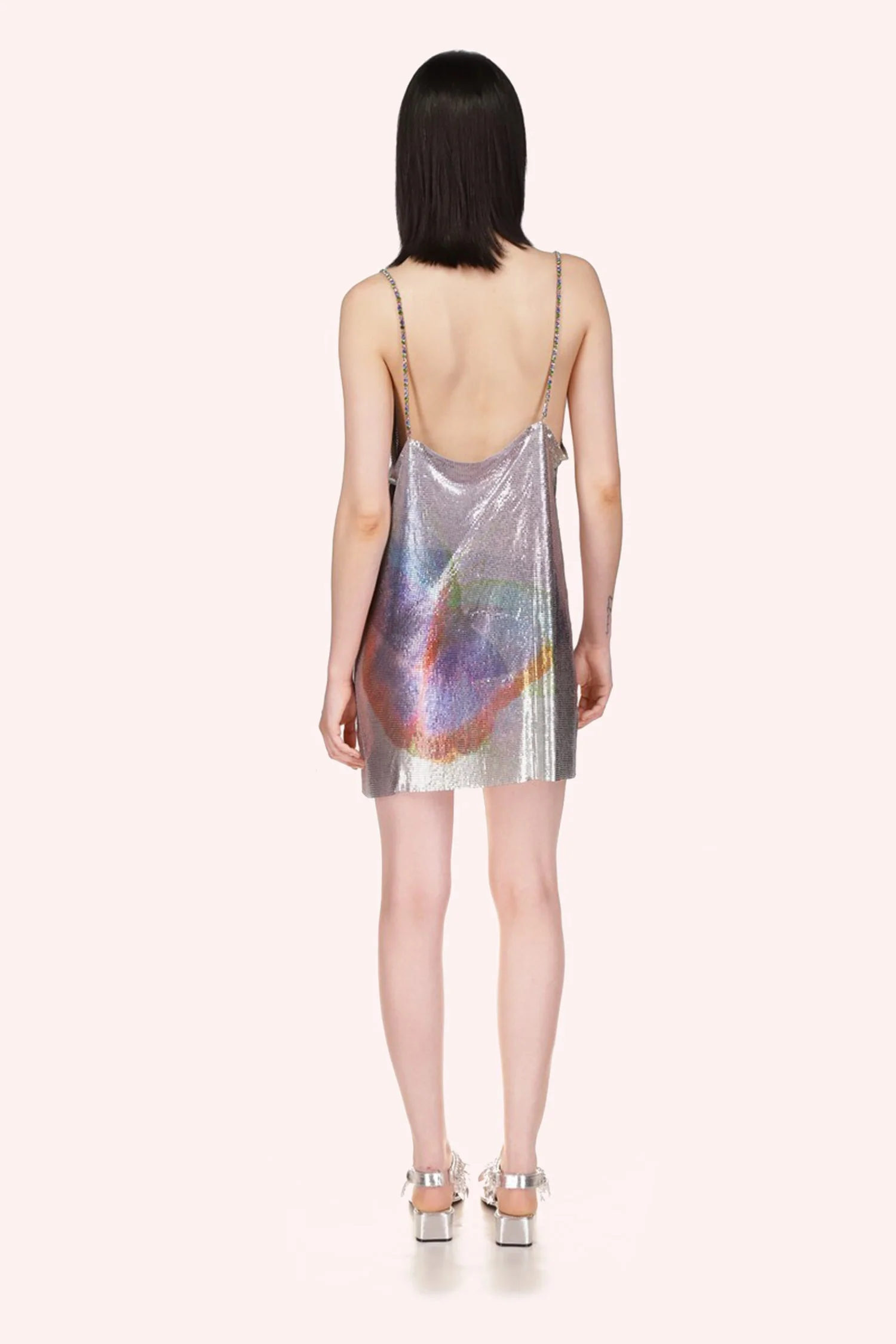 Impressionism Butterfly Chainmail Dress - Image 5