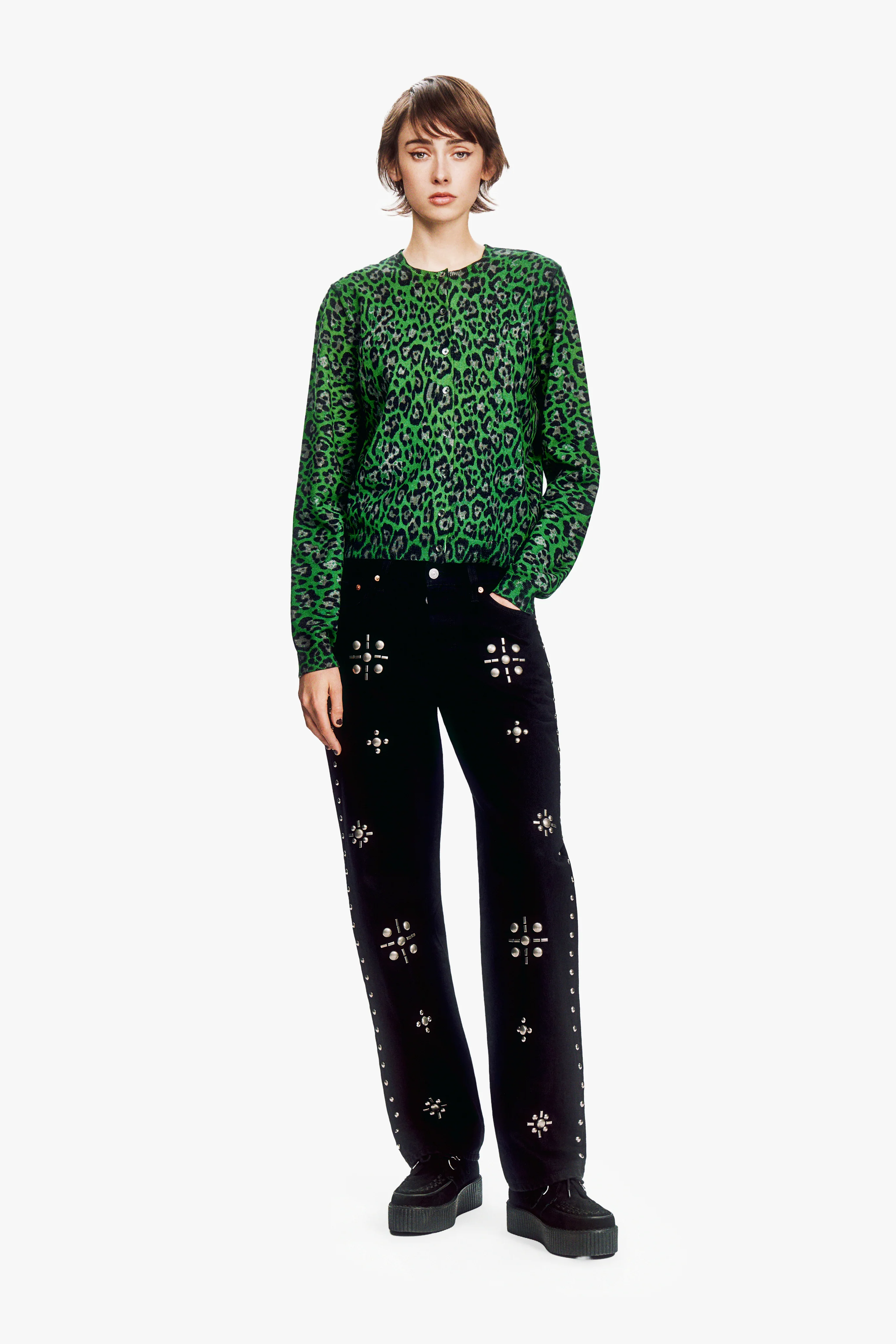 Jade Jaguar Cardigan - Image 3