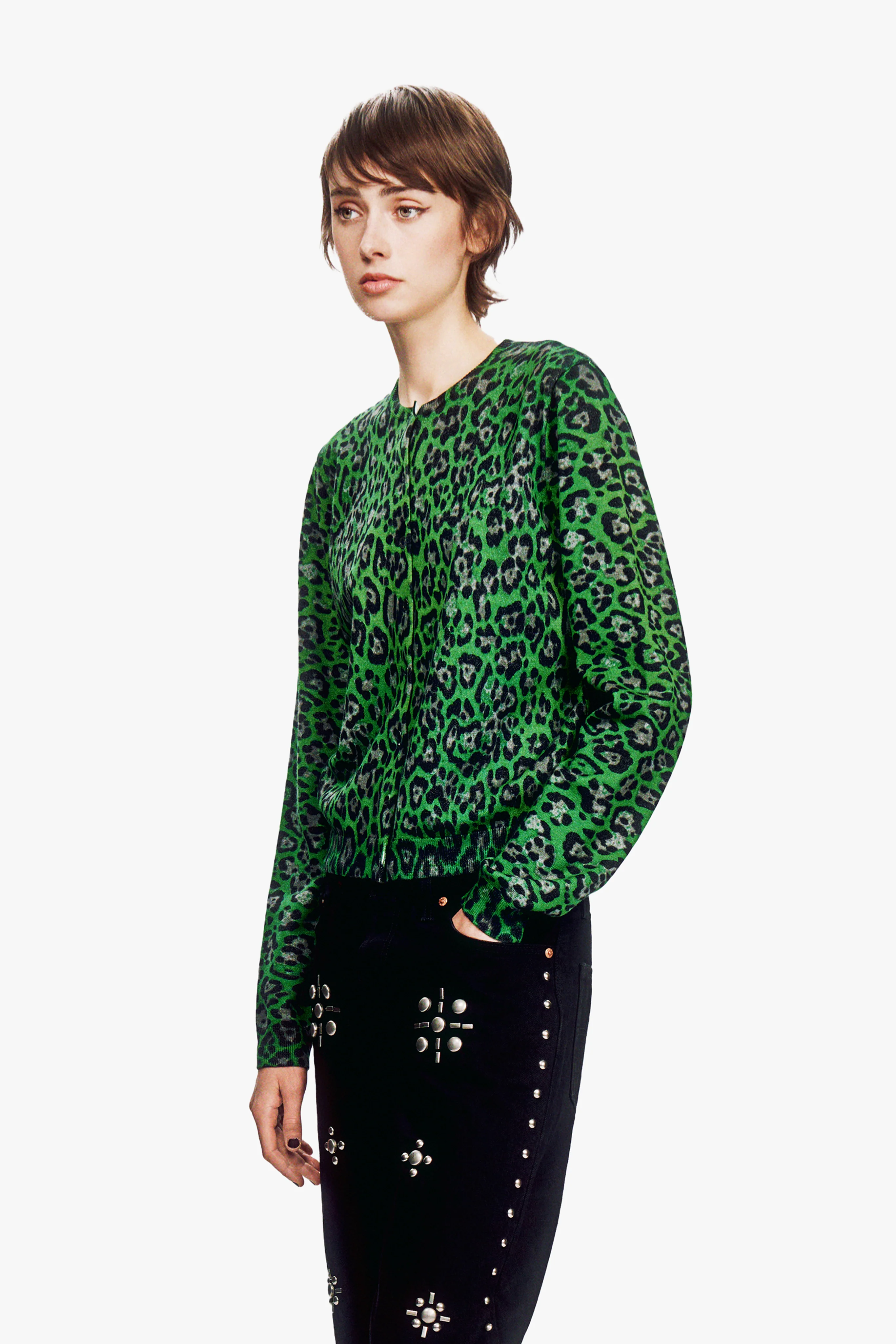 Jade Jaguar Cardigan - Image 4