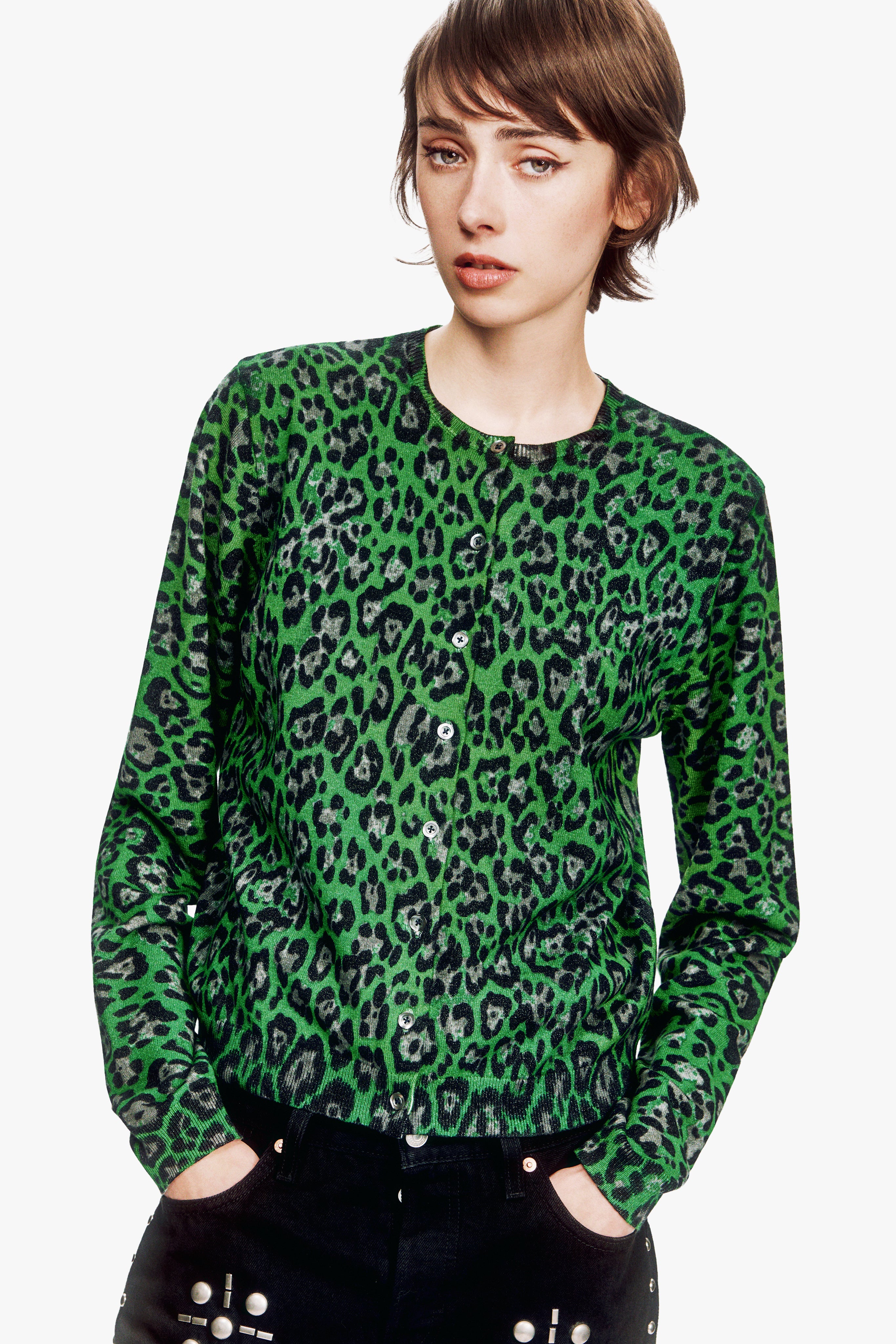 Jade Jaguar Cardigan - Image 7