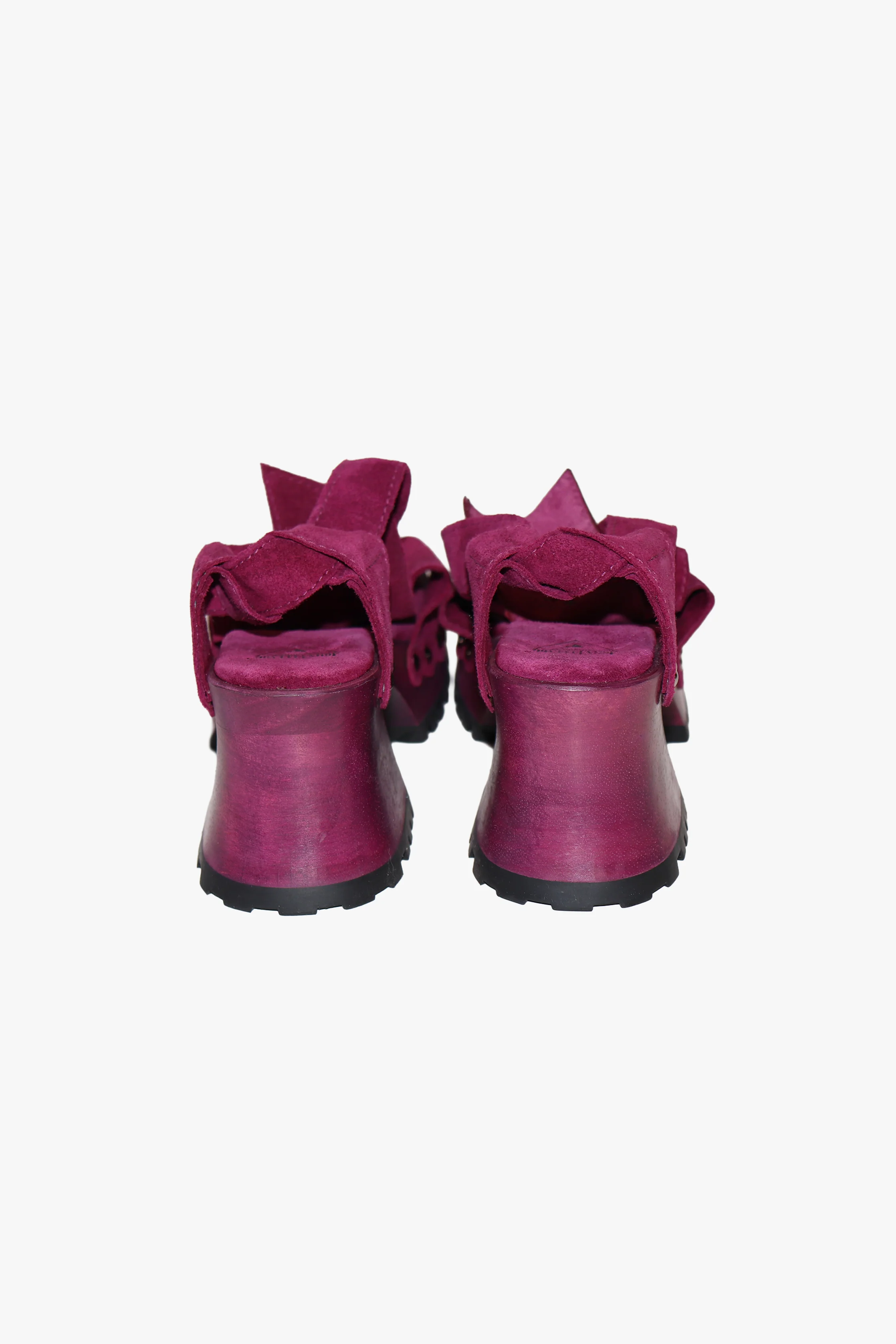 John Fluevog x Anna Sui Clog Sandals - Purple (Sample) - Image 5