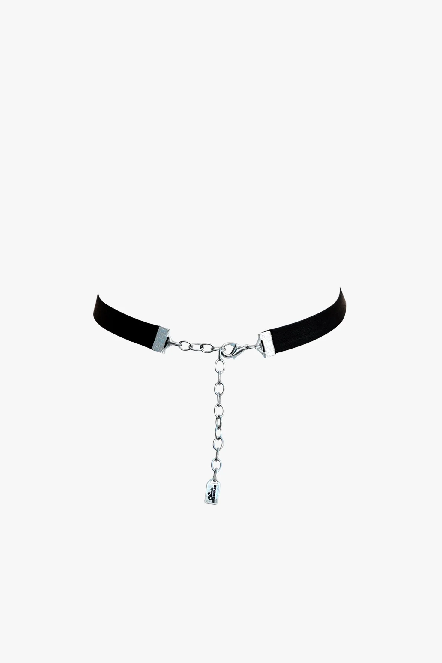 Large Retrolite Heart Velvet Choker - Image 2