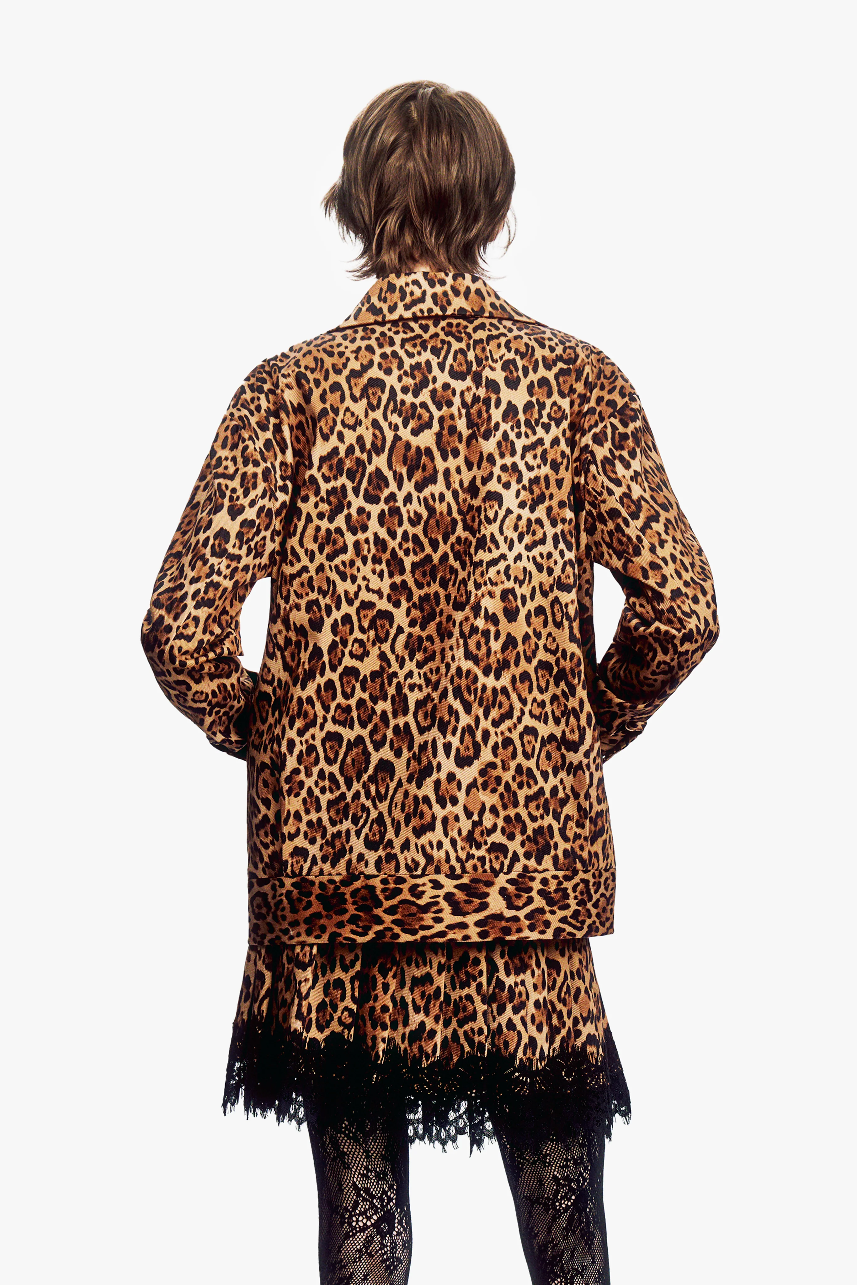 Leopard Denim Jacket - Image 4