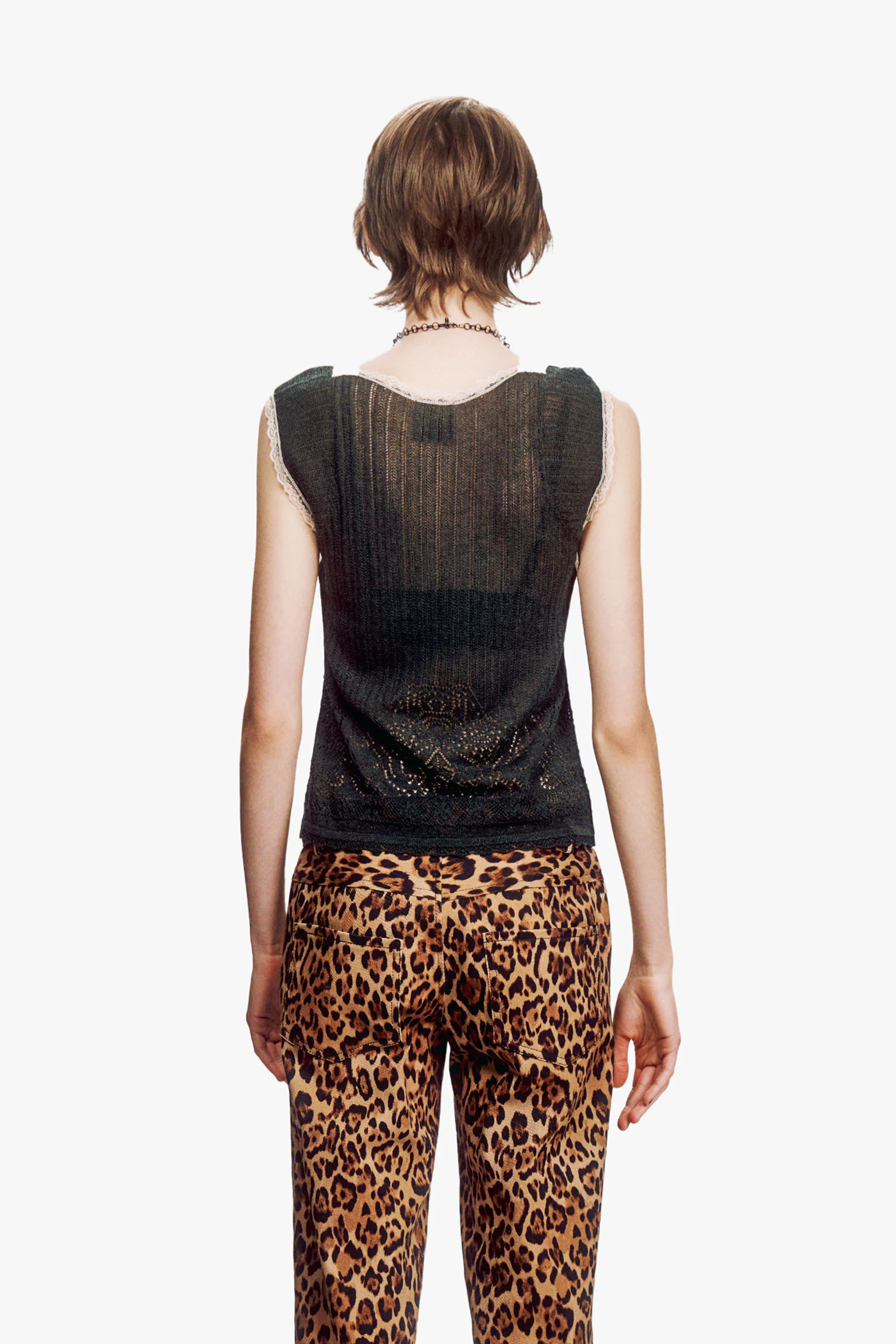 Lingerie Lace Knit Camisole - Image 4
