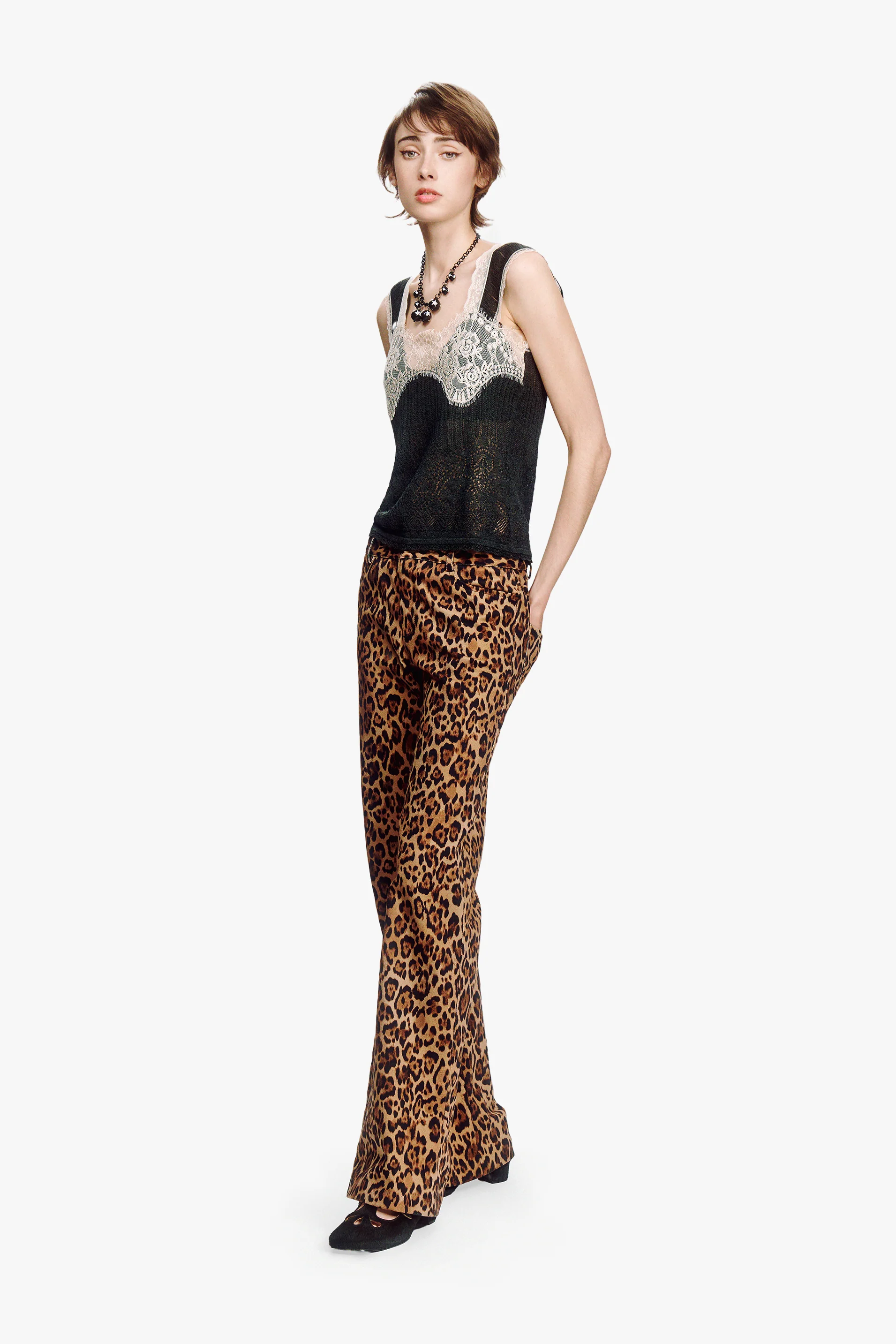 Lingerie Lace Knit Camisole - Image 5