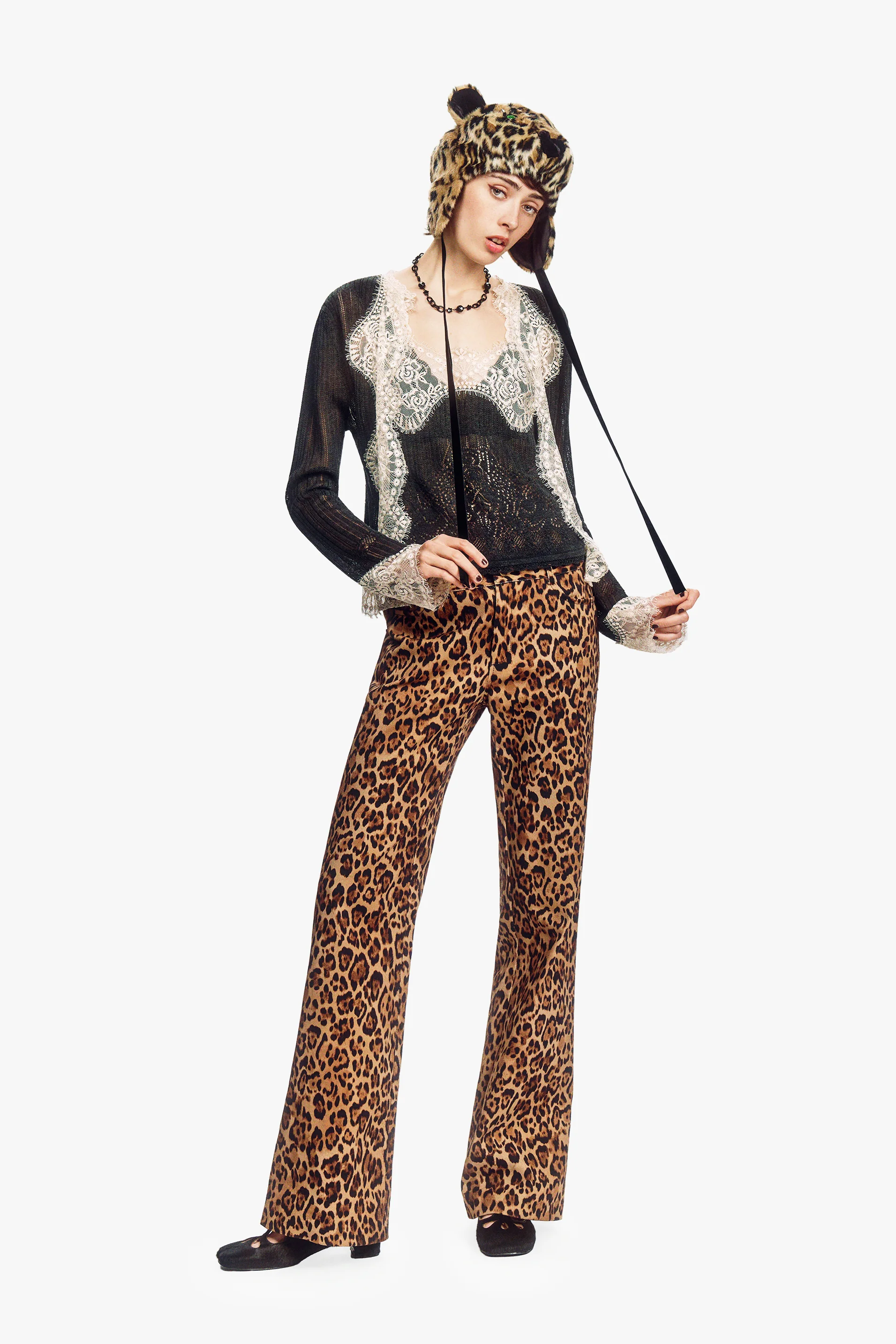 Lingerie Lace Knit Cardigan - Image 5