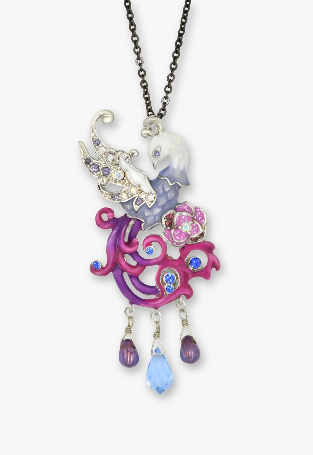 Peacock Jewel Necklace - Image 2